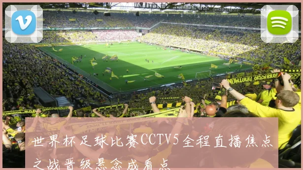 世界杯足球比赛CCTV5全程直播焦点之战晋级悬念成看点
